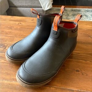 Men's Black Waterproof Rain Boots